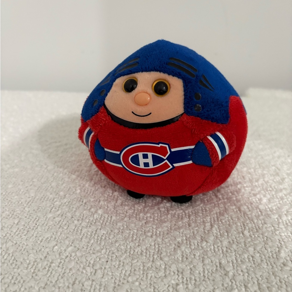 Ty Red Plush Toy Montréal Canadiens excellent‎ condition